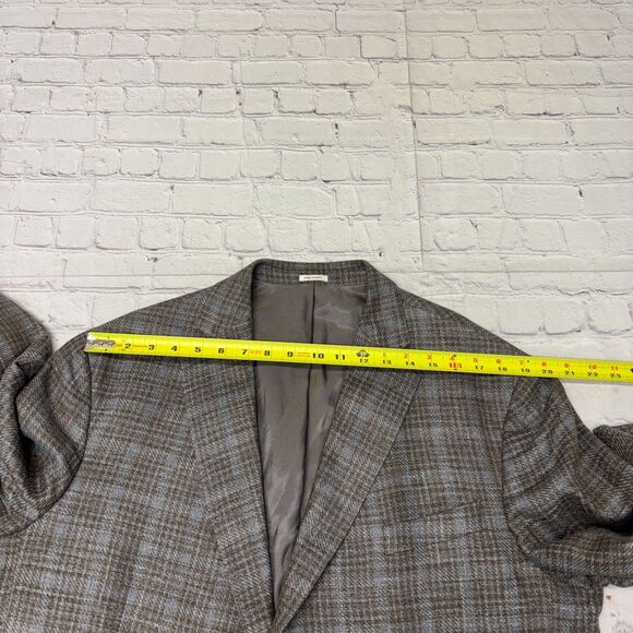 Joseph Abboud Men Ethomas Blazer Jacket Size 48 Reg Wool Silk Linen C055 -25 - Picture 5 of 16
